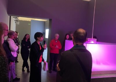 people in an exposition